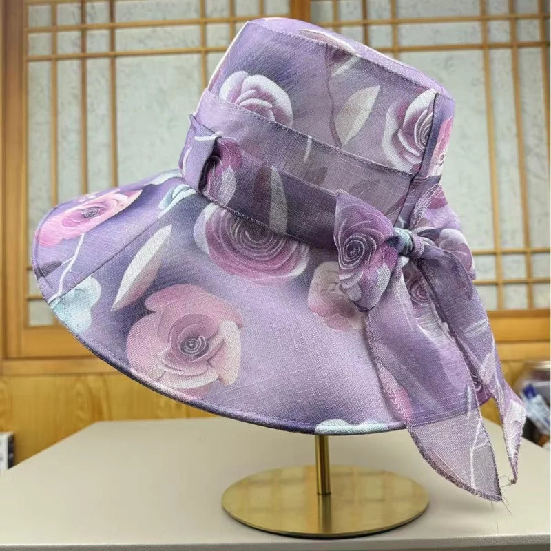 Breiter Rand Floral Sonnenhut Brehn