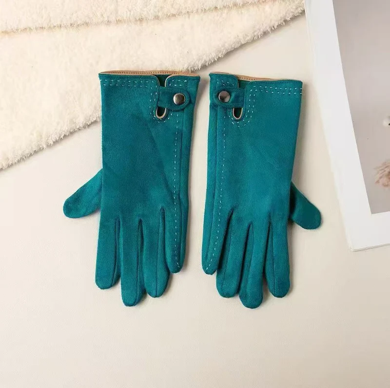 Touchscreen-kompatible weiche Lederhandschuhe Brehn