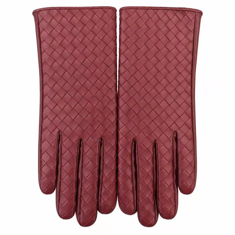 Premium Woven Leather Gloves Brehn