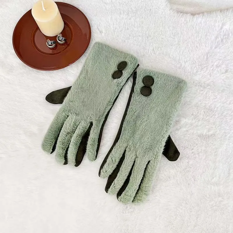 Plüsch Fleecegefütterte Touchscreen-Handschuhe Brehn