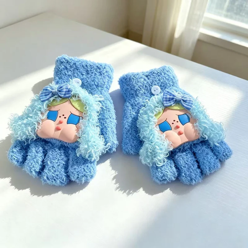 Niedliche Cartoon-Charakter-Fingerlosen Handschuhe Brehn