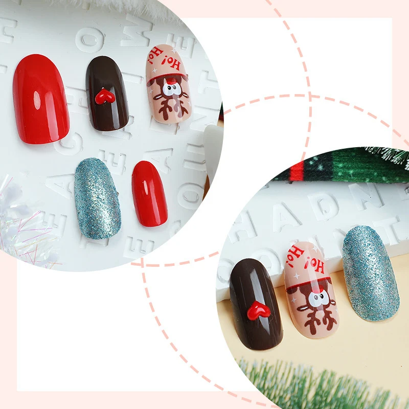Kreatives urlaubsbezogenes Press-On Nageldesign-Set Brehn
