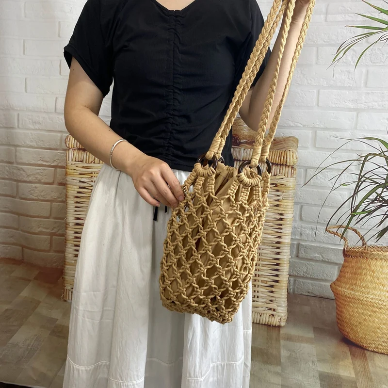 Makramee-Netztasche Skanto