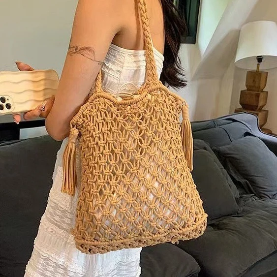 Makramee-Tasche Skanto