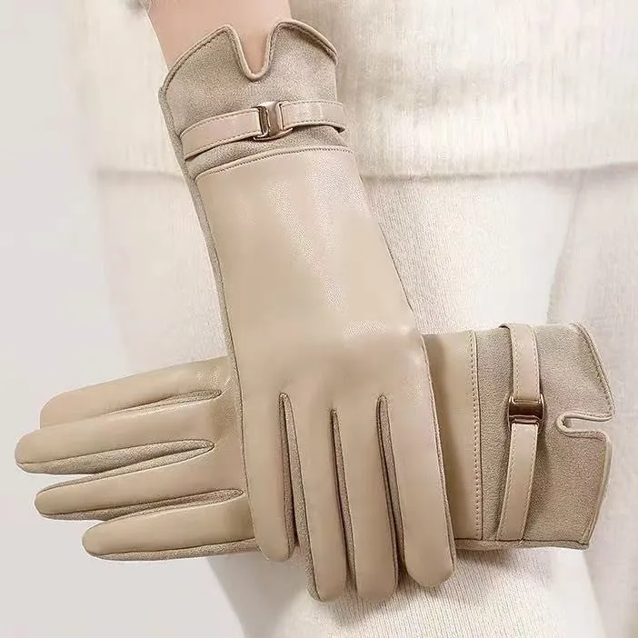 Luxuriöse Leder-Touchscreen-Handschuhe Brehn