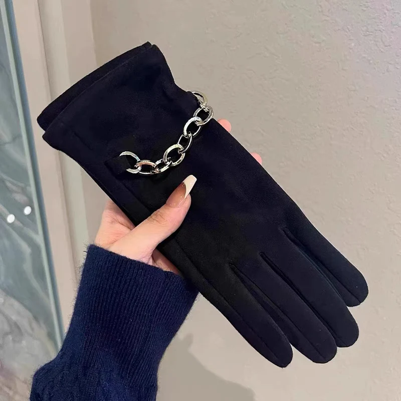 Luxuriöse Leder-Touchscreen-Handschuhe Brehn