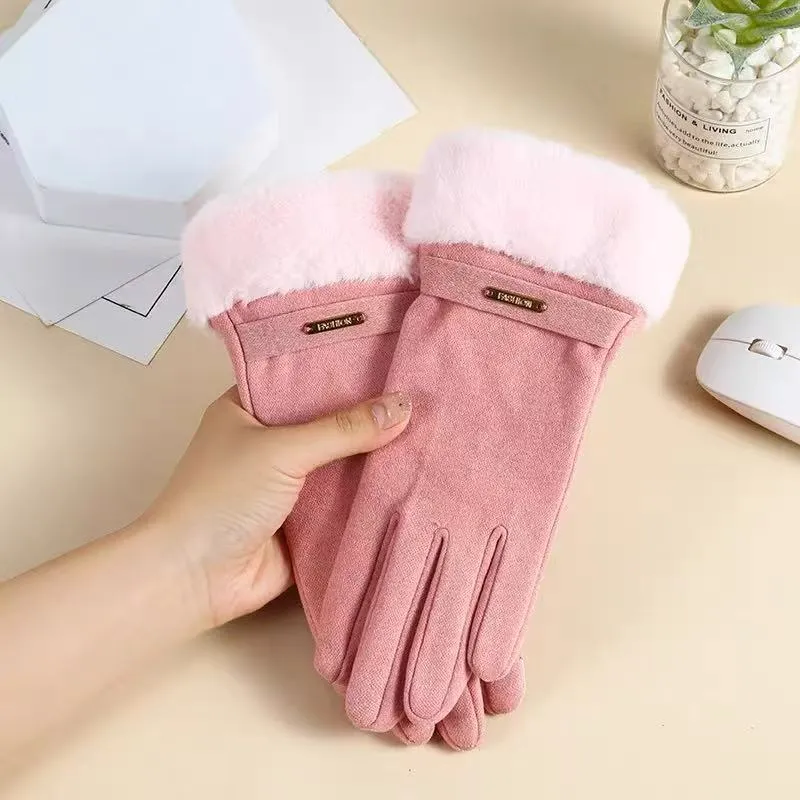 Luxuriöse Fleecegefütterte Touchscreen-Handschuhe Brehn