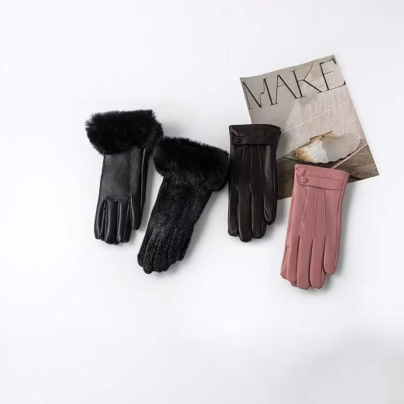Elegante Touchscreen-Lederhandschuhe Brehn