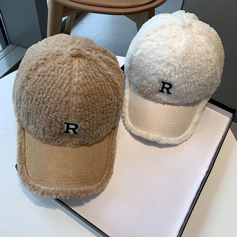 Damen Flauschige Plüsch-Baseballkappe Skanto