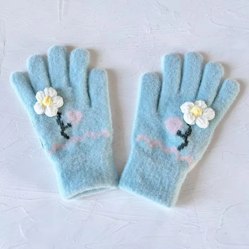 Schmetterlingsverzierte Touchscreen-Handschuhe Brehn