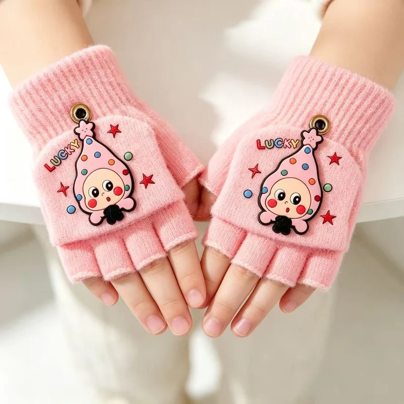 Verspielte Cartoon Fingersless Handschuhe Brehn