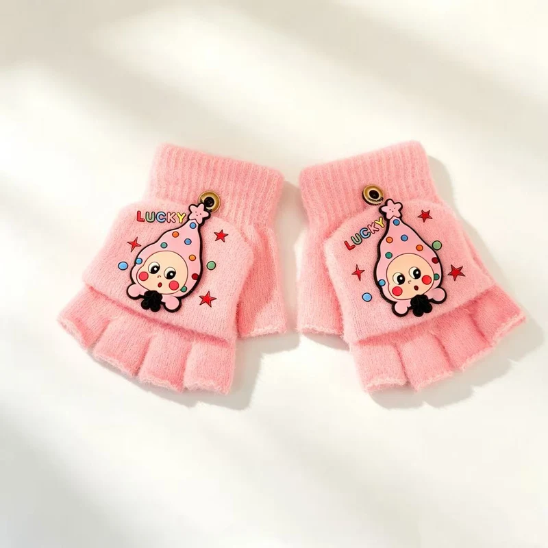 Verspielte Cartoon Fingersless Handschuhe Brehn