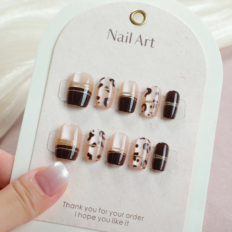 Zeitgenössisches Muster Druck-Nagelkunst-Set Brehn