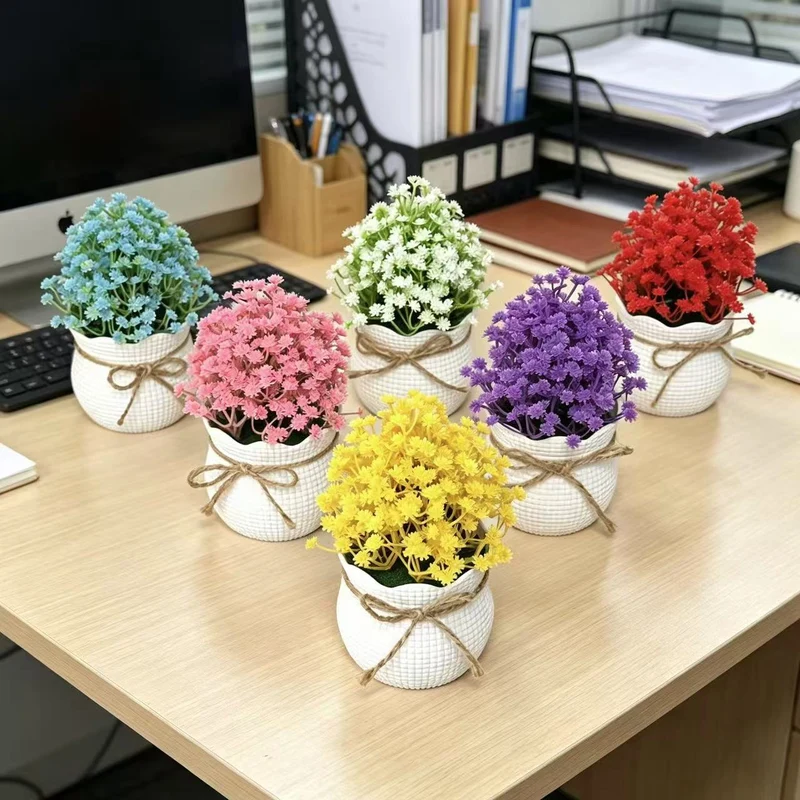 Künstliche Orchideenpflanze für Wohn- und Bürodeko