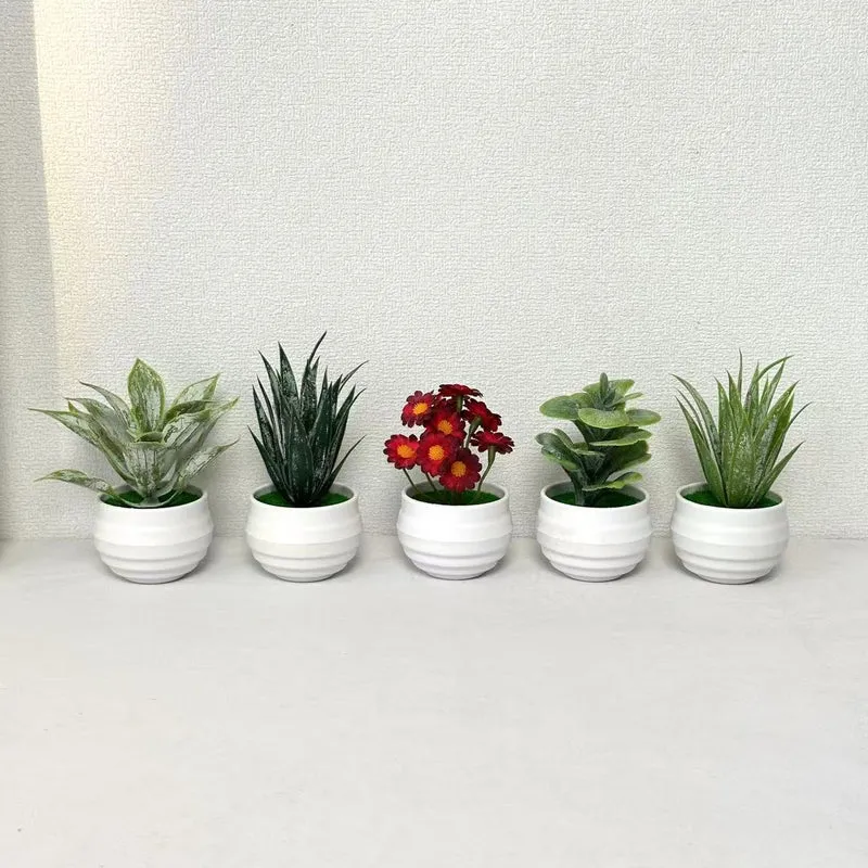 Künstliches Orchideen-Blumenarrangement für die Wohnraumausstellung