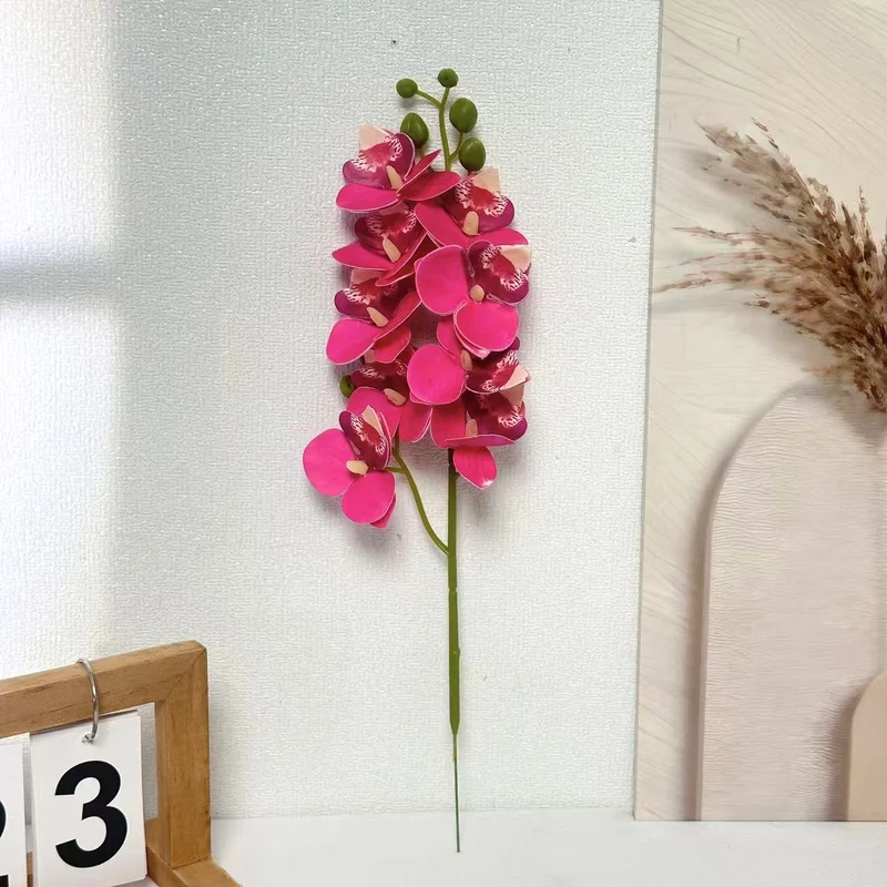 Künstlicher Orchideen-Tischaufsatz für die Wohnkultur-Darstellung