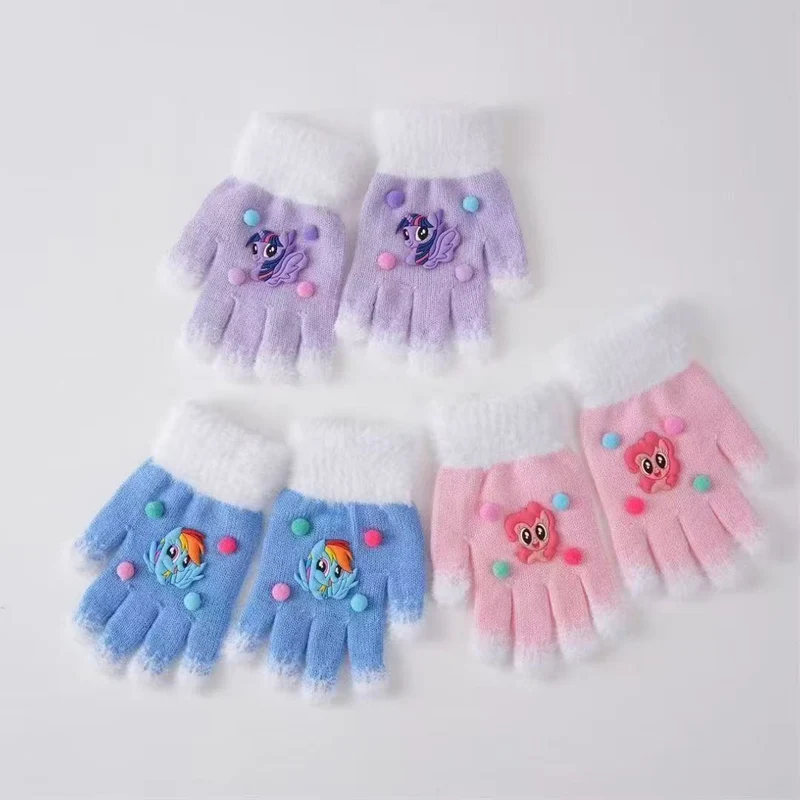 Süße Plüsch Cartoon-Thema Handschuhe ohne Finger Brehn