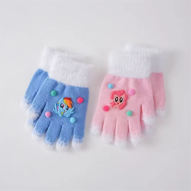 Süße Plüsch Cartoon-Thema Handschuhe ohne Finger Brehn