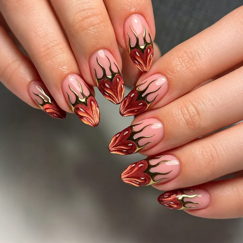 Künstlerische Nagelkunst Brehn
