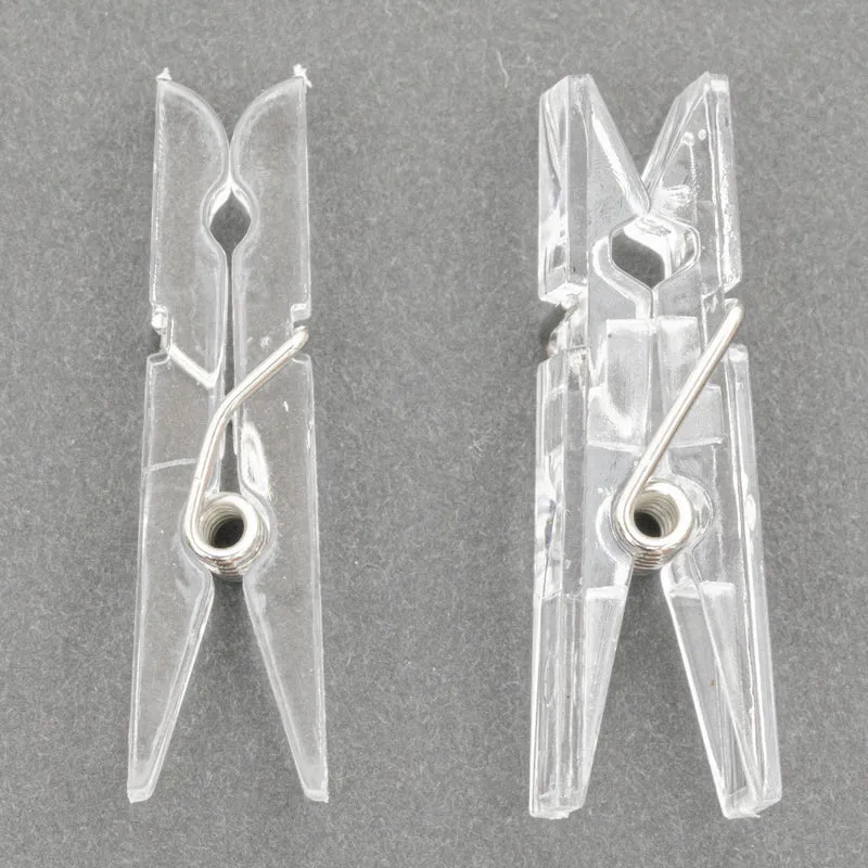 Transparente Bastelclips Brehn