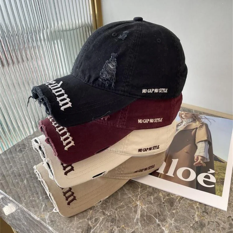Damen Baseballkappe im Used-Look mit „Freedom“-Stickerei Skanto