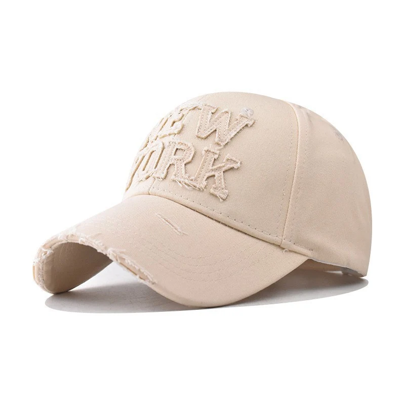 Damen bestickte Baseball Cap im Used-Look Skanto