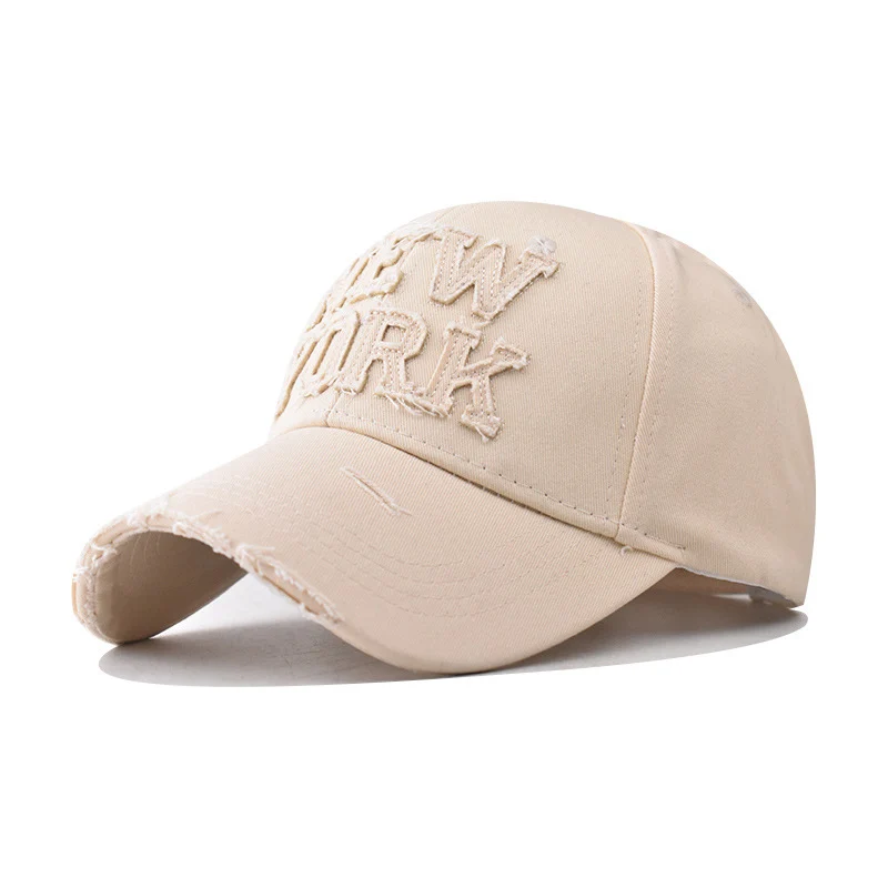 Damen bestickte Baseball Cap im Used-Look Skanto