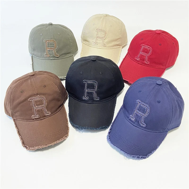 Damen bestickte Baseball Cap im Used-Look Skanto