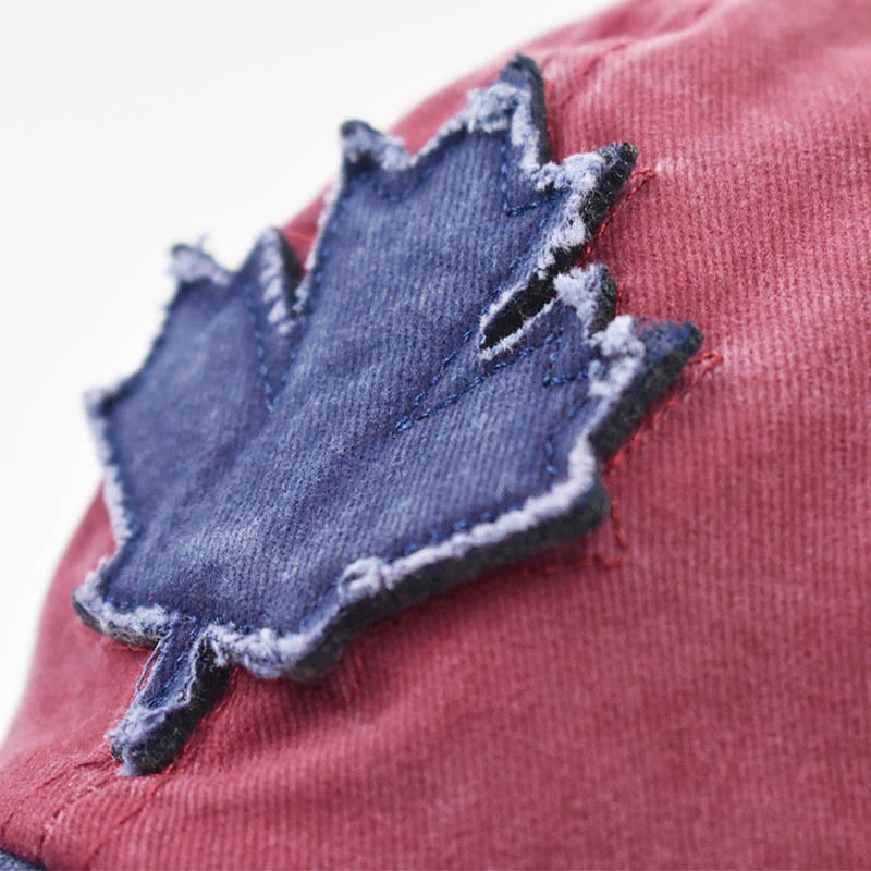 Damen Distressed Canvas Baseballkappe Skanto