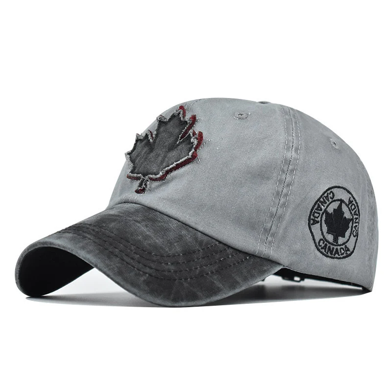 Damen Distressed Canvas Baseballkappe Skanto