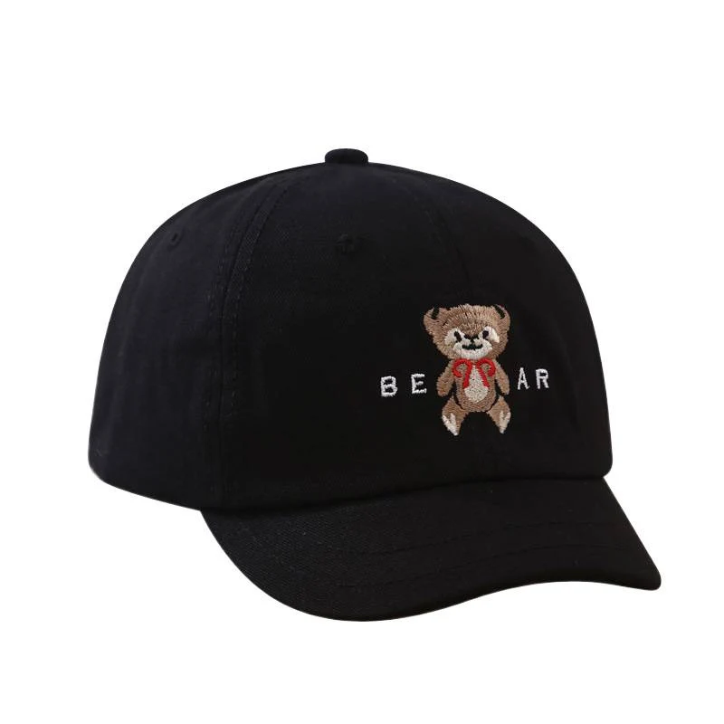Damen Süße Baseballkappe mit Bären-Stickerei Skanto