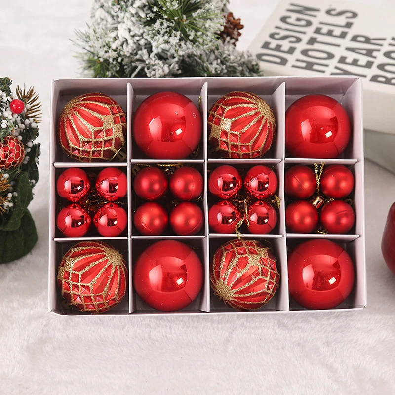 Premium Bruchfeste Weihnachtsbaumkugeln Set Brehn