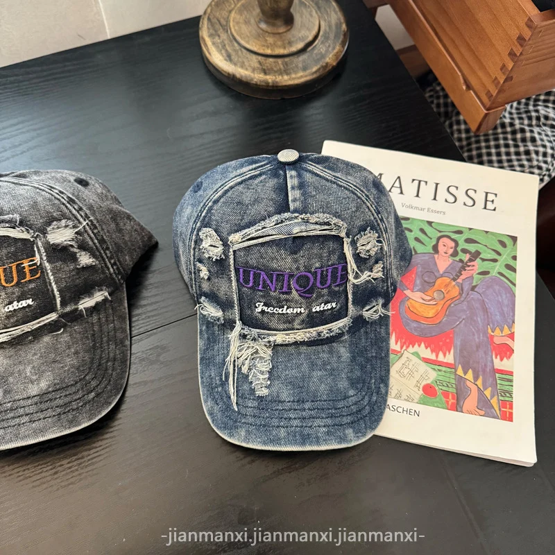 Damen Denim Baseballkappe im Used-Look Skanto 1784084142
