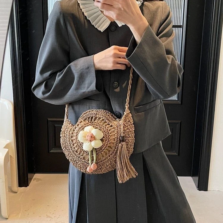 Handgemachte Strohtasche Skanto