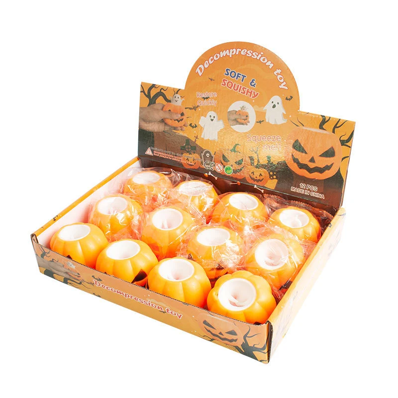 LED-Kürbis-Teelichthalter für Halloween dekorative batteriebetriebene Tischbeleuchtung aus Kunststoff