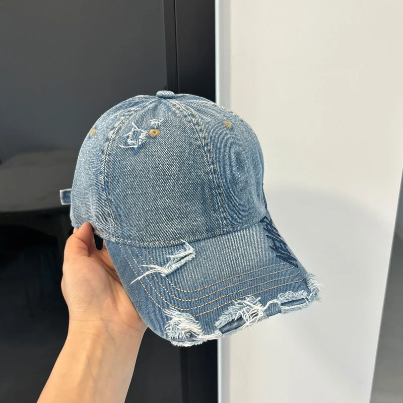 Damen Denim Baseballkappe im Used-Look Skanto 1784084111