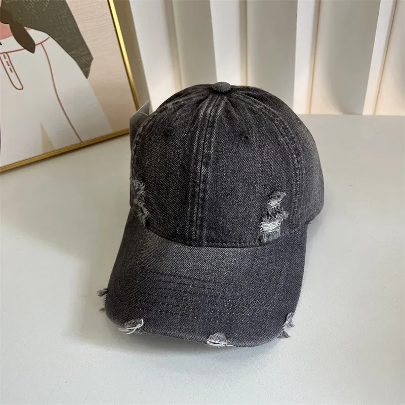 Damen Denim Baseballkappe im Used-Look Skanto 1784083631