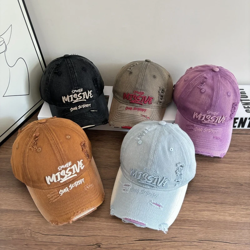Damen Baseball Cap aus Denim im Used-Look, verstellbar Skanto