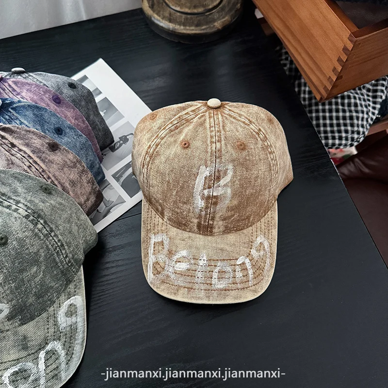 Damen Baseball Cap aus Denim im Used-Look, verstellbar Skanto