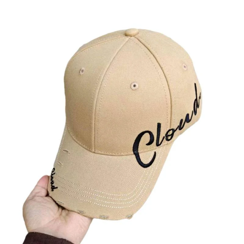 Damen Baseballkappe aus Baumwolle im Used-Look mit Schriftzug-Design Skanto
