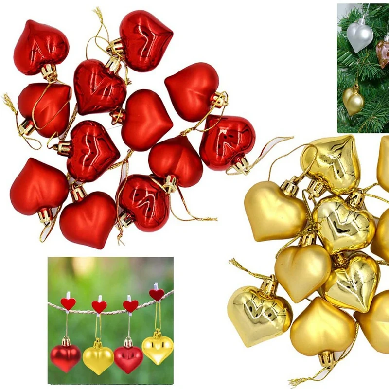Herzförmige Dekorationsornamente Brehn