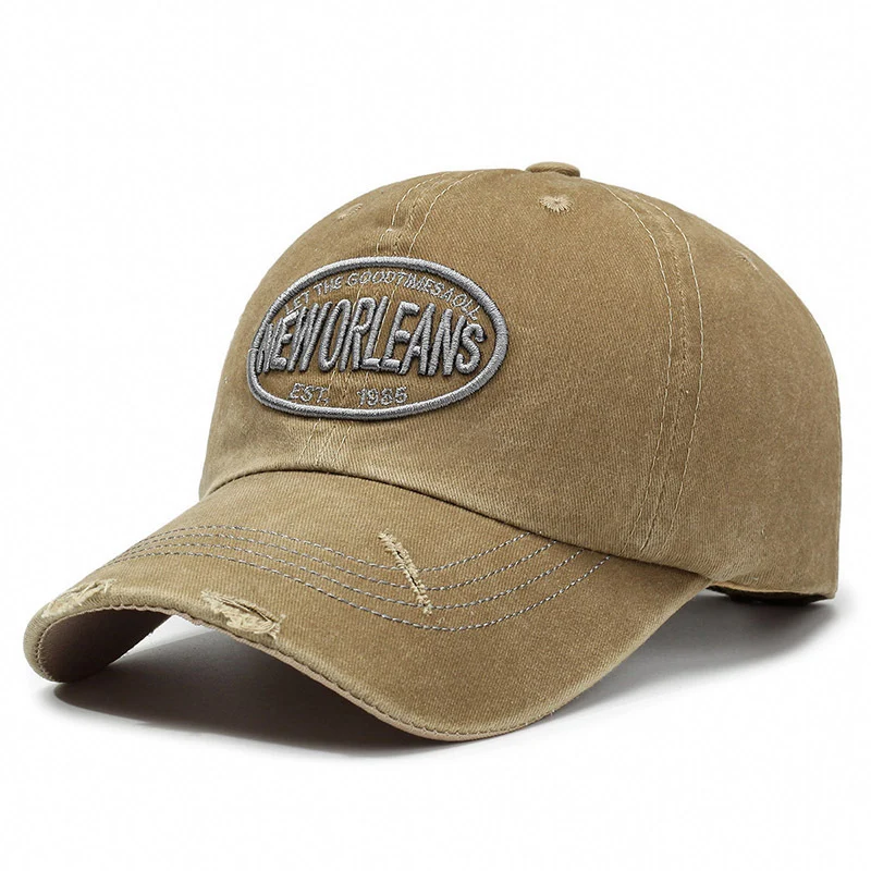Damen Distressed Baumwoll Baseballkappe Skanto 1784083760