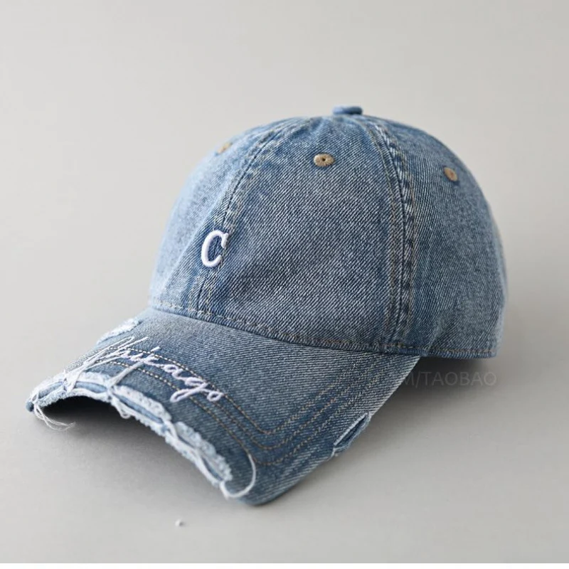 Damen Distressed Baumwoll Baseballkappe Skanto 1784083462