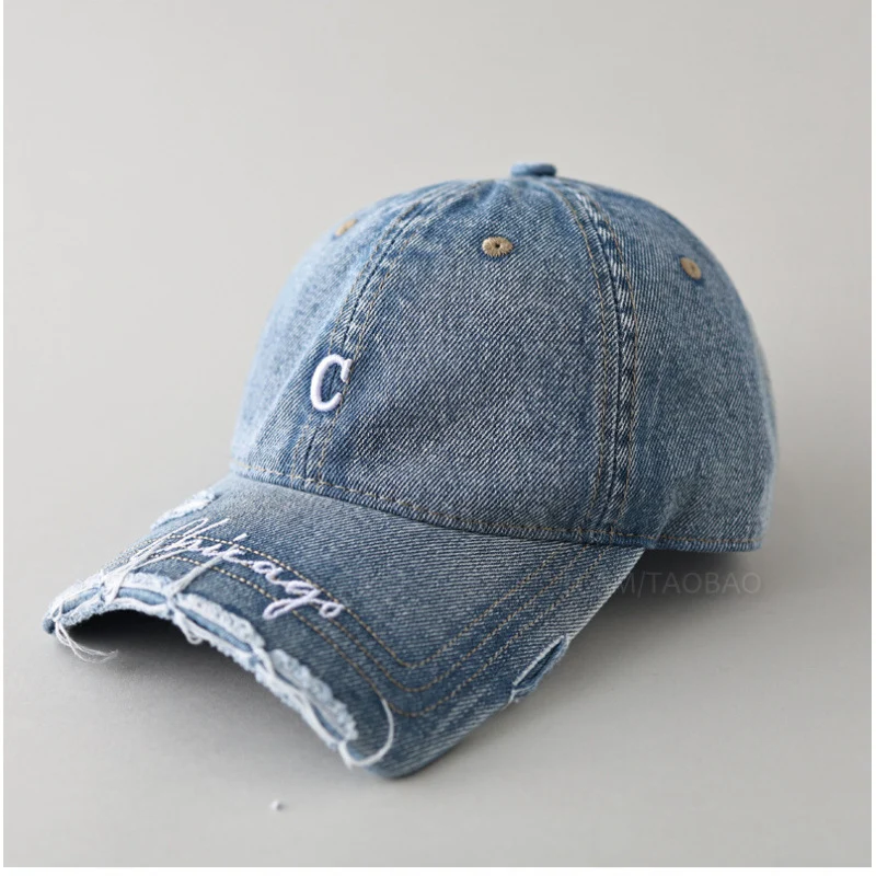 Damen Distressed Baumwoll Baseballkappe Skanto 1784083462