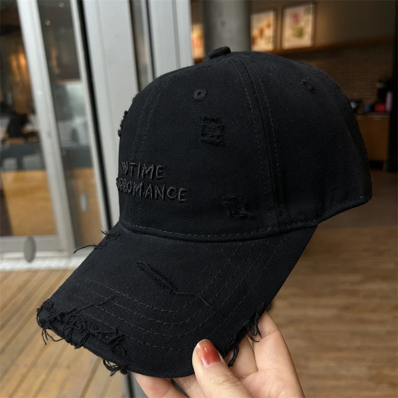 Damen Distressed Baumwoll Verstellbare Baseballkappe Skanto 1784084193