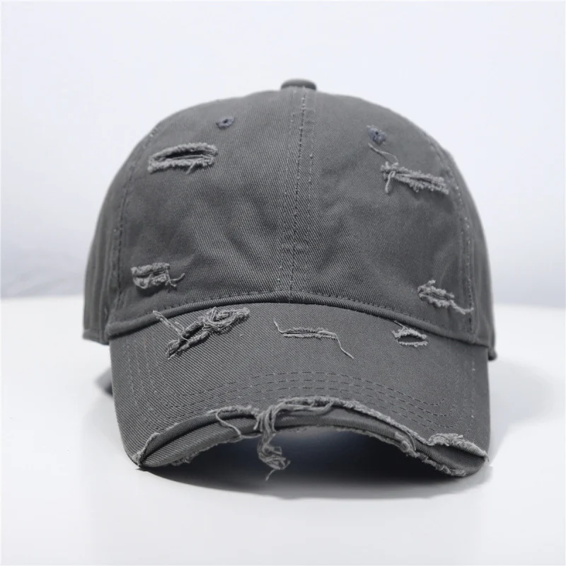 Damen Distressed Klassische Baseballkappe Skanto