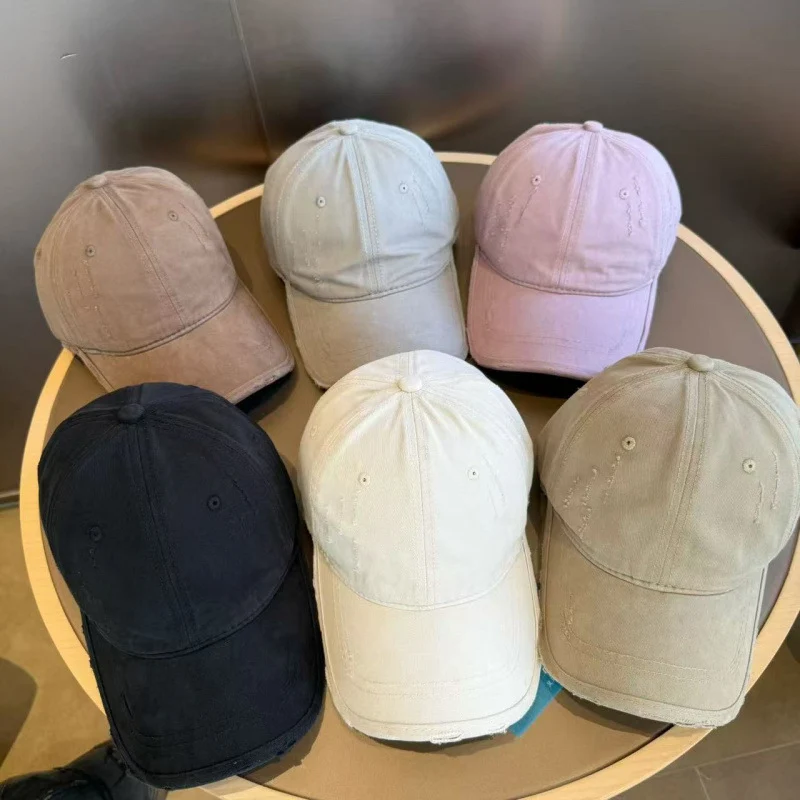 Damen Distressed Lässige Twill Baseballkappe Skanto