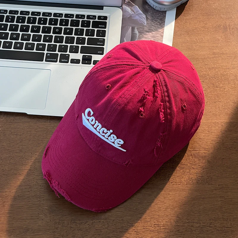 Damen Distressed Lässige Baumwollkappe Skanto