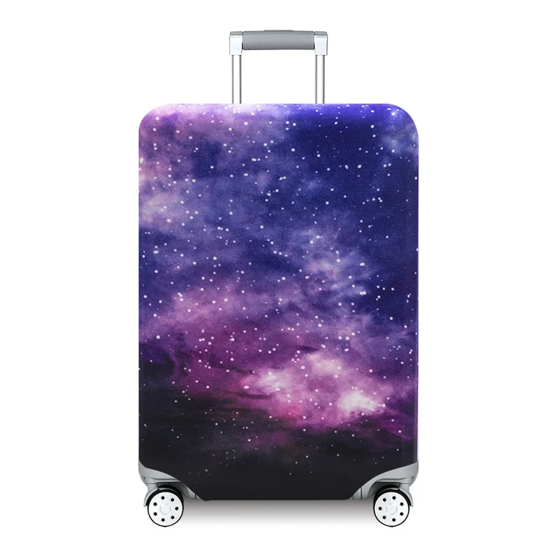 Unisex Skanto Kinder-Hartschalenkofferhülle mit lustigem Weltraum-Design aus elastischem Polyester-Spandex Skanto