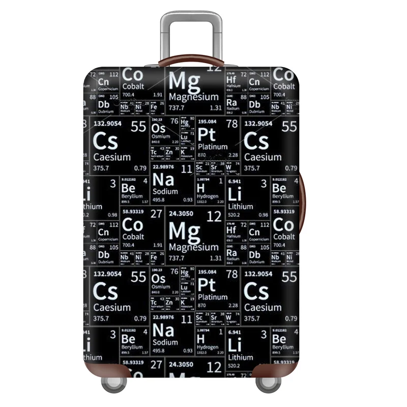 Unisex großer Hartschalenkoffer mit robustem Trolleygriff und elastischem Design-Schutzüberzug im Superhelden-Design Skanto